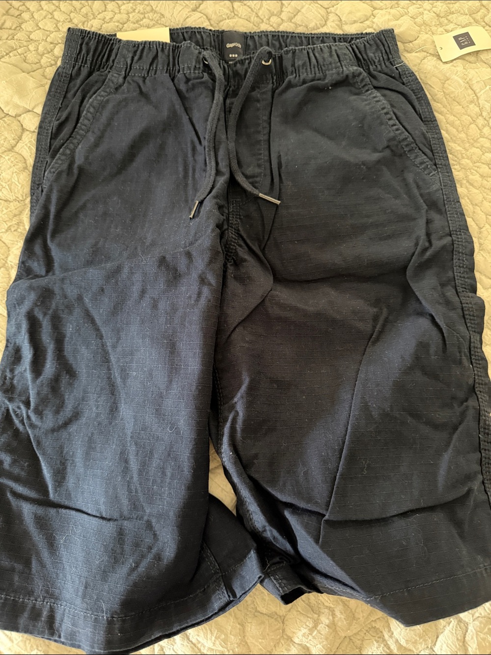 NWT GAP Factory Boys Navy Elastic Waist Shorts
